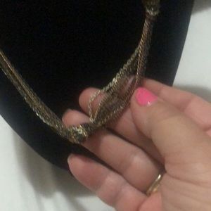 Multi strand knotted necklace